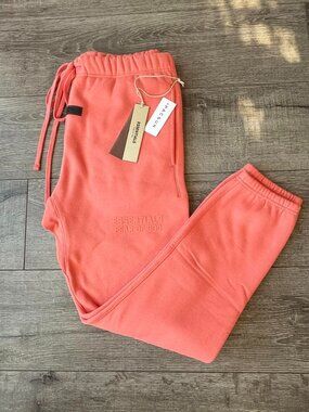Fear Of God Essentials Coral SS22 Cuffed Sweatpants